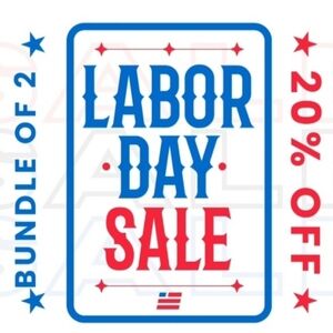 Labor Day Sale 20% Off Bundles of 2 or more.